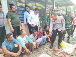 Polisi Tangkap Enam Pelaku Pembunuhan Harimau Sumatera